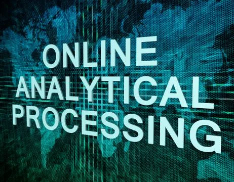 Online Analytical Processing Stock Illustration