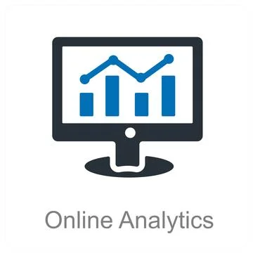 Online Analytics Stock Illustration