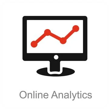 Online Analytics Stock Illustration