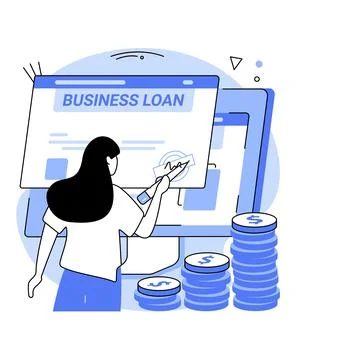 Online application isolated cartoon vector illustrations. Stock Illustration