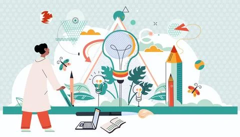 Online art class. E-learning, distance education. Tutorials and web courses イラスト素材