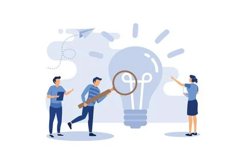 Online assistant at work. promotion in the network. manager at remote work, s Stock Illustration