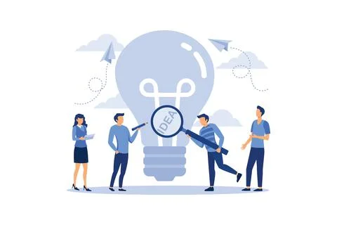 Online assistant at work. promotion in the network. manager at remote work, s Stock-Illustration