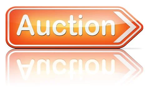 Online auction Stock Illustration