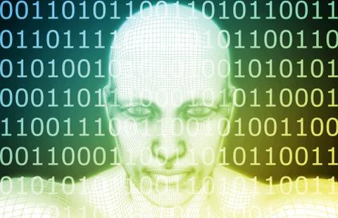 Online Background Illustrazione stock