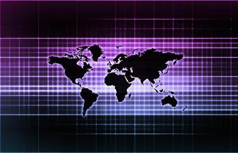 Online Background Stock Illustration