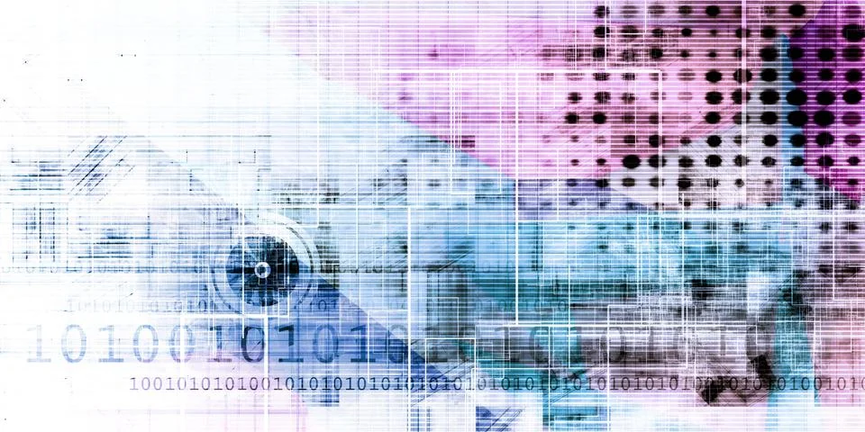 Online Background Illustrazione stock