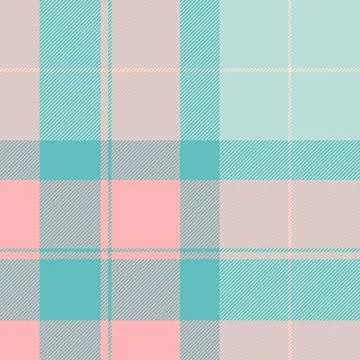 Online background plaid vector, stitched tartan seamless pattern. Christmas.. Stock Illustration