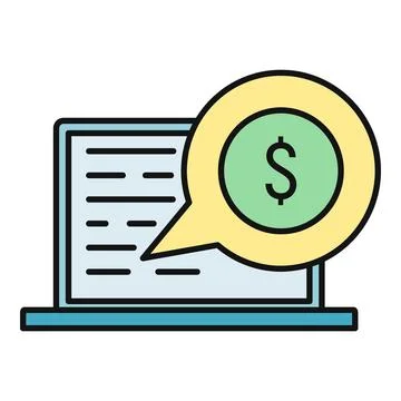 Online banking application showing digital money transaction Stock Illustration