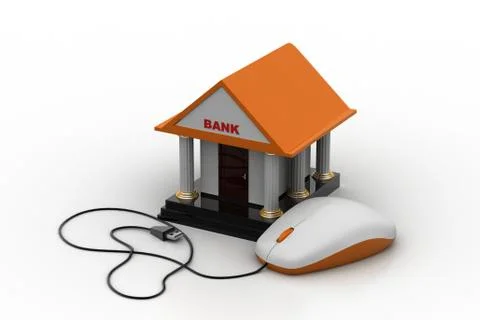 Online banking concept Free Stock Illustration