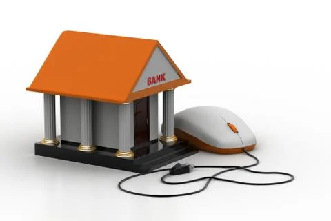 Online banking concept Free Stock Illustration