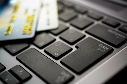 Online banking concept Stock Photos
