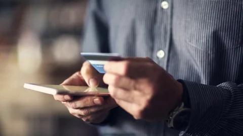 Online banking. Video stock 70381677