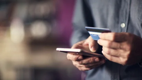 Online banking. Stock Footage 70387580