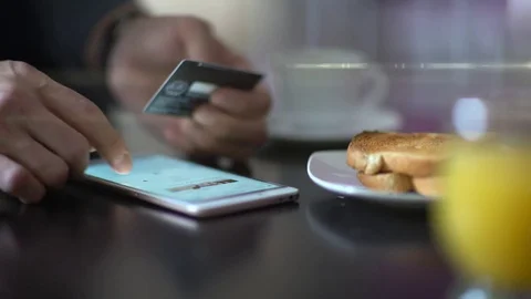 Online banking. Video stock 70387664