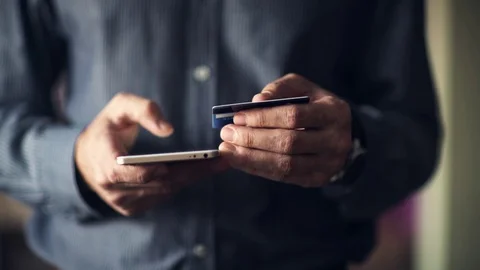 Online banking. Video stock 70387689