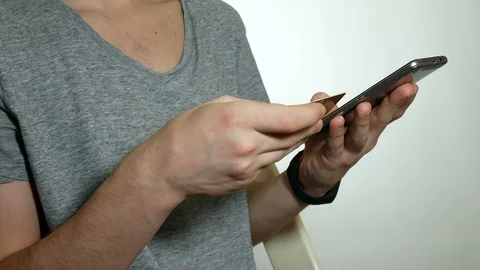 Online banking Stock Footage 86565434