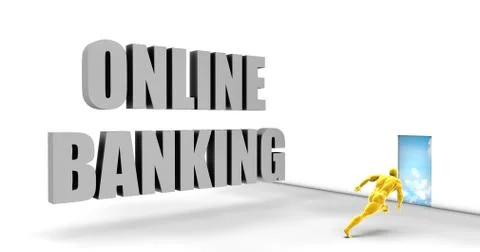 Online Banking Stock Illustration