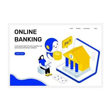 Online Banking Stock Illustration