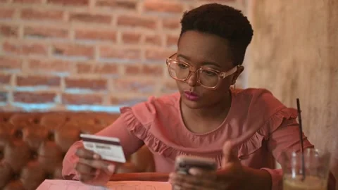 Online banking from the mobile phone Stock Footage 155805869