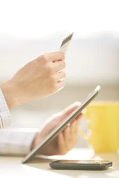 Online banking Foto stock