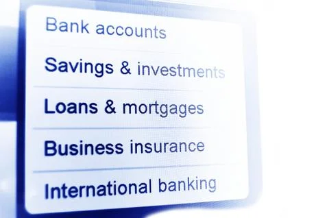 Online banking Stock Photos