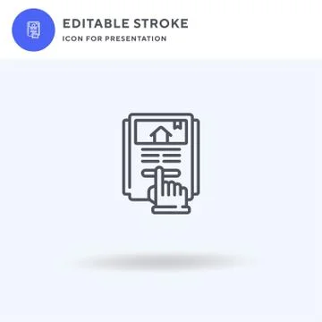 Online Booking icon vector, filled flat sign, solid pictogram isolated on white Stock Illustration