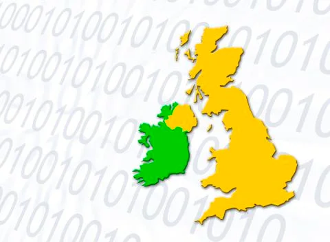 Online britain Stock Illustration