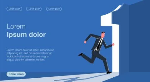 Online bussines &amp; remote work 23 Illustrazione stock