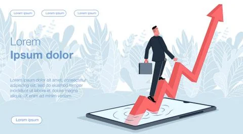 Online bussines &amp; remote work 25 Illustrazione stock