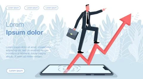 Online bussines &amp; remote work 26 Illustrazione stock