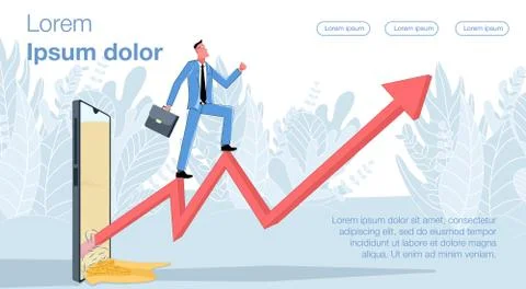 Online bussines &amp; remote work 31 Illustrazione stock