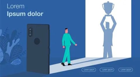 Online bussines &amp; remote work 35 Illustrazione stock