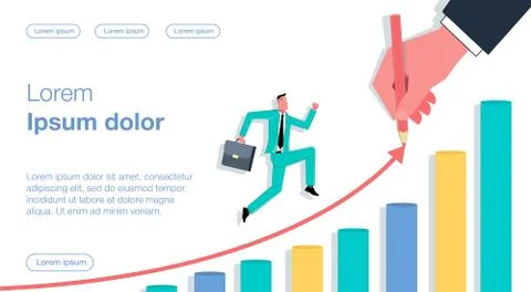 Online bussines &amp; remote work 40 Illustrazione stock