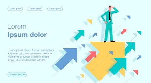 Online bussines &amp; remote work 43 Illustrazione stock