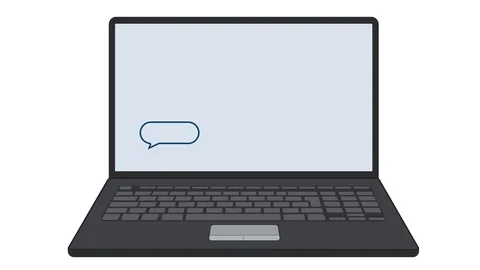 Online chat on the laptop screen. Stock-Footage 124456388