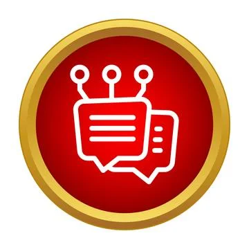 Online chat message communication network exchanging information 스톡 일러스트