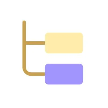 Online chat thread pixel perfect flat gradient color ui icon イラスト素材