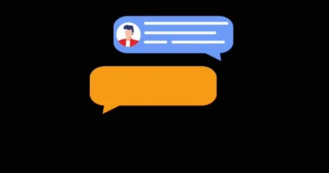Online chatting or dialog. Stock Footage 149644259