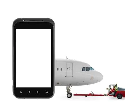 Online check-in Stock Photos