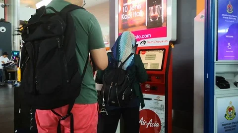 Online check in ticket Stock Footage 107465227