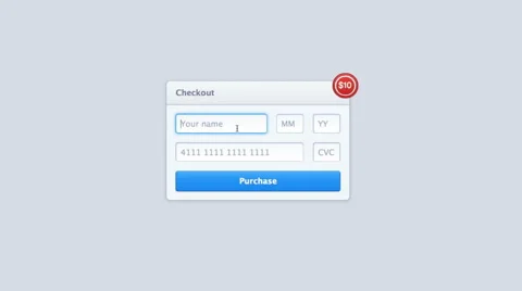 Online checkout animation Stock Footage 46952675