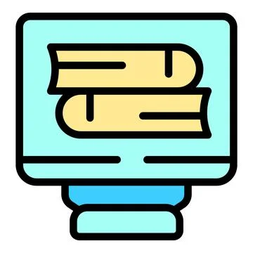 Online child stack icon vector flat Stockillustratie