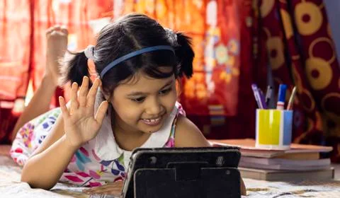 Online classes india Stock Photos