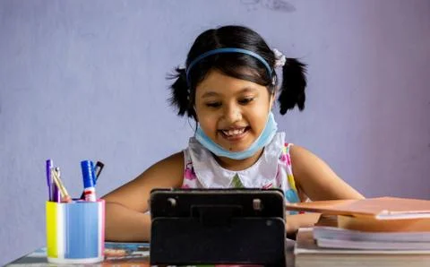 Online classes india Stock Photos