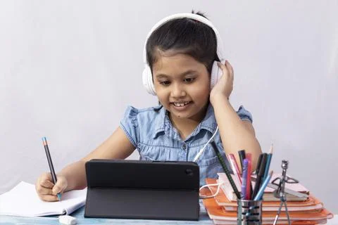 Online classes india Stock Photos