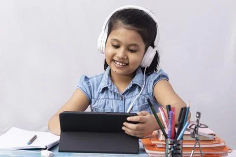 Online classes india Stock Photos