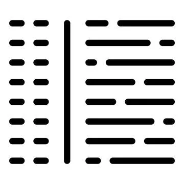 Online code icon outline vector. Html website Stock Illustration