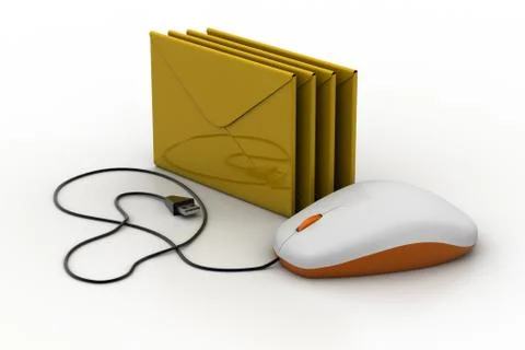 Online communication concept Free Stock Illustration