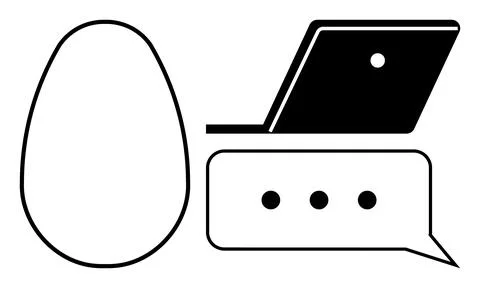 Online communication, user identity, digital messaging, virtual interaction,  Stock Illustration